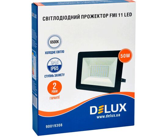 Прожектор Delux FMI 11 50Вт 6500K IP65 (90019308), зображення 2