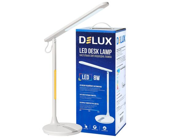 Настільна лампа Delux LED TF-550 8 Вт (90018135), зображення 2 Настільна лампа Delux LED TF-550 8 Вт (90018135), зображення 2