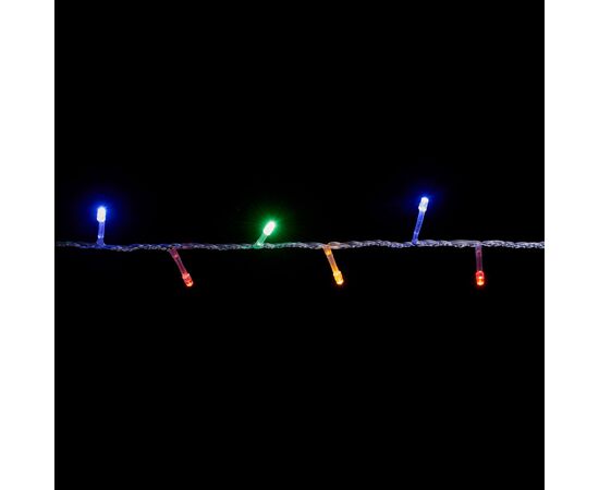 Гирлянда Delux STRING С 200 LED 10m мульти/прозрачный IP20 (90009499), изображение 3 Гирлянда Delux STRING С 200 LED 10m мульти/прозрачный IP20 (90009499), изображение 3
