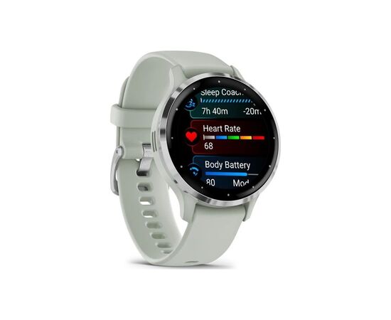 Смарт-часы Garmin Venu 3S, Sage Gray + Passivated, GPS (010-02785-01), изображение 3 Смарт-часы Garmin Venu 3S, Sage Gray + Passivated, GPS (010-02785-01), изображение 3