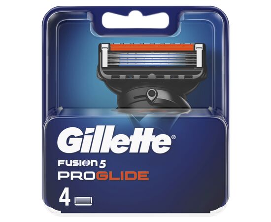 Сменные кассеты Gillette Fusion ProGlide 4 шт (7702018085514), изображение 2 Сменные кассеты Gillette Fusion ProGlide 4 шт (7702018085514), изображение 2