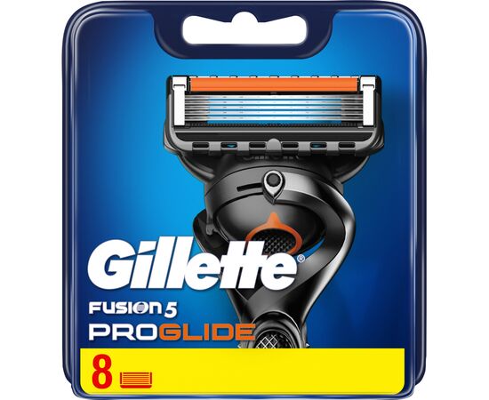 Сменные кассеты Gillette Fusion ProGlide 8 шт (7702018085545), изображение 2 Сменные кассеты Gillette Fusion ProGlide 8 шт (7702018085545), изображение 2