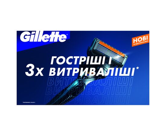 Сменные кассеты Gillette Fusion ProGlide 2 шт (7702018085897), изображение 3 Сменные кассеты Gillette Fusion ProGlide 2 шт (7702018085897), изображение 3