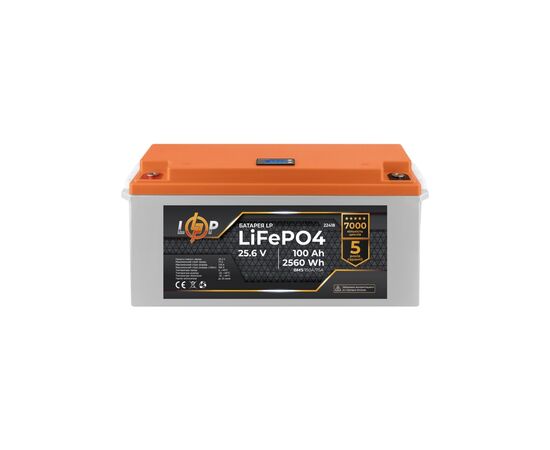Батарея LiFePo4 LogicPower 24V (25.6V) - 100 Ah (2560Wh) (22418), изображение 4 Батарея LiFePo4 LogicPower 24V (25.6V) - 100 Ah (2560Wh) (22418), изображение 4