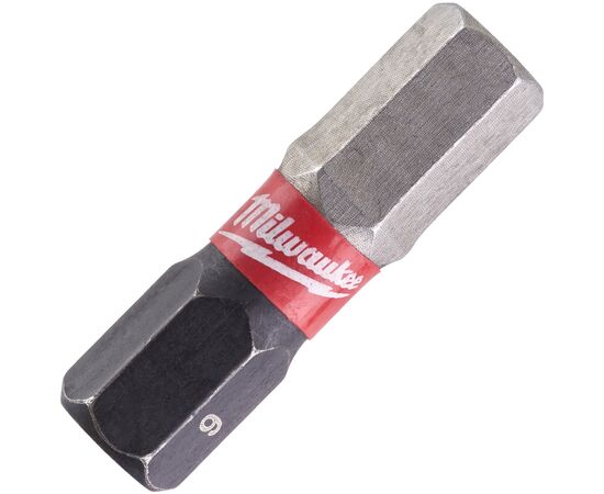 Набор бит Milwaukee SHOCKWAVE, Hex6, 25мм, 2шт (4932430897)