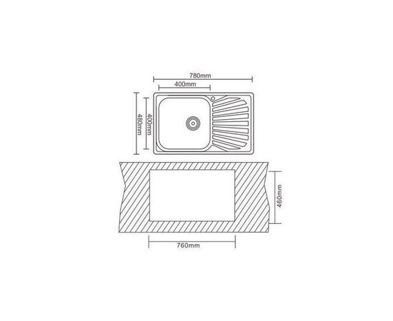 Мойка кухонная Interline VEGA sateen, изображение 9 Мойка кухонная Interline VEGA sateen, изображение 9