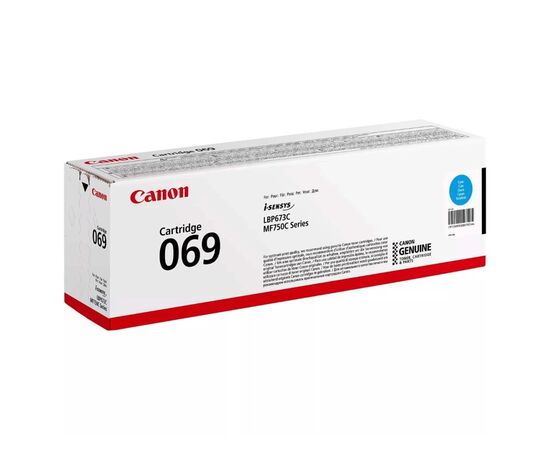 Картридж Canon 069 Cyan 1.9K (5093C002), изображение 3 Картридж Canon 069 Cyan 1.9K (5093C002), изображение 3