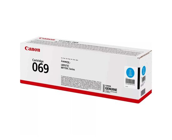 Картридж Canon 069 Cyan 1.9K (5093C002), изображение 4 Картридж Canon 069 Cyan 1.9K (5093C002), изображение 4
