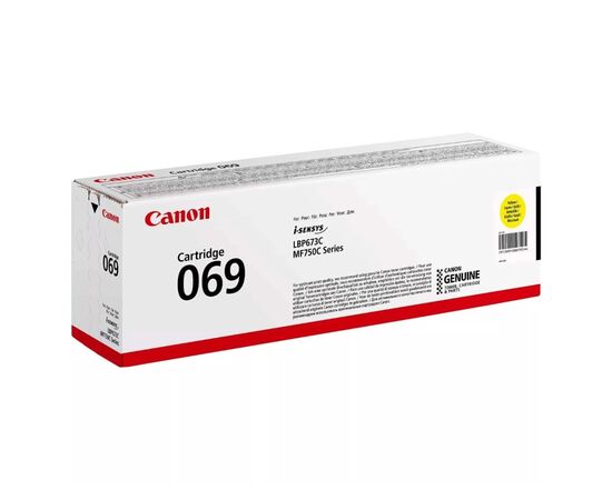 Картридж Canon 069 Yellow 1.9K (5091C002), изображение 3 Картридж Canon 069 Yellow 1.9K (5091C002), изображение 3