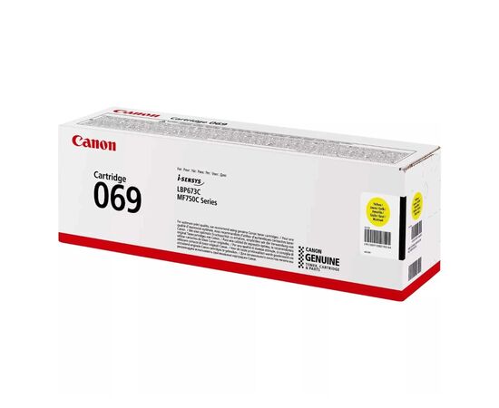 Картридж Canon 069 Yellow 1.9K (5091C002), изображение 4 Картридж Canon 069 Yellow 1.9K (5091C002), изображение 4