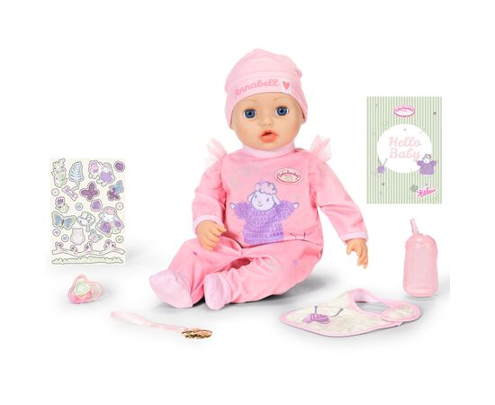 Пупс Zapf Baby Annabell интерактивный Моя Маленькая Крошка 43 см с аксессуарами (706626), изображение 2 Пупс Zapf Baby Annabell интерактивный Моя Маленькая Крошка 43 см с аксессуарами (706626), изображение 2