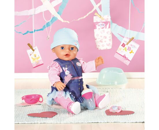 Пупс Zapf Baby Born - Джинсовый стиль крошки (836385), изображение 8 Пупс Zapf Baby Born - Джинсовый стиль крошки (836385), изображение 8