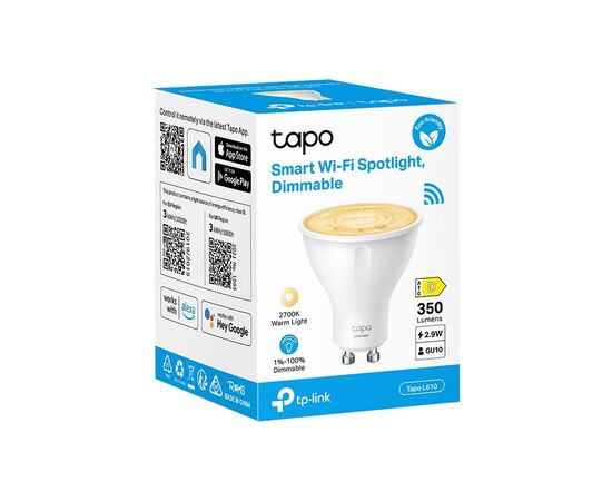 Умная лампочка TP-Link TAPO-L610, изображение 9 Умная лампочка TP-Link TAPO-L610, изображение 9