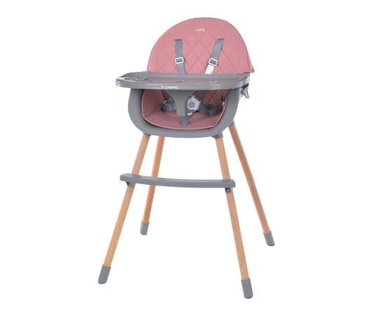 Стілець для годування El Camino ME 1111 LUMI pink, зображення 2 Стілець для годування El Camino ME 1111 LUMI pink, зображення 2