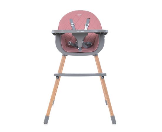 Стілець для годування El Camino ME 1111 LUMI pink, зображення 4 Стілець для годування El Camino ME 1111 LUMI pink, зображення 4