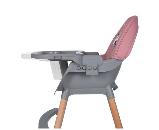 Стілець для годування El Camino ME 1111 LUMI pink, зображення 5 Стілець для годування El Camino ME 1111 LUMI pink, зображення 5