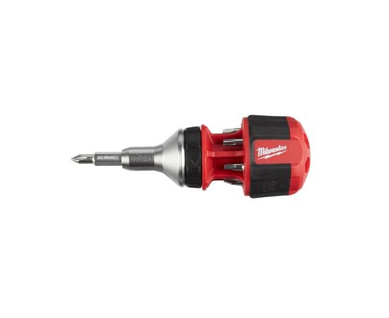 Отвертка Milwaukee с трещоткой короткая 8 в 1 (4932471868), изображение 2