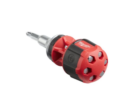 Отвертка Milwaukee с трещоткой короткая 8 в 1 (4932471868), изображение 4