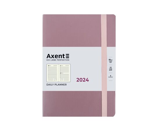 Еженедельник Axent 2024 Partner Soft Earth Colors 145 x 210 мм, розовый (8820-24-03-A)