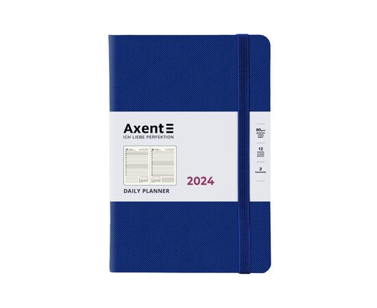 Тижневик Axent 2024 Partner Soft Diamond 145 x 210 мм, синій (8818-24-02-A)
