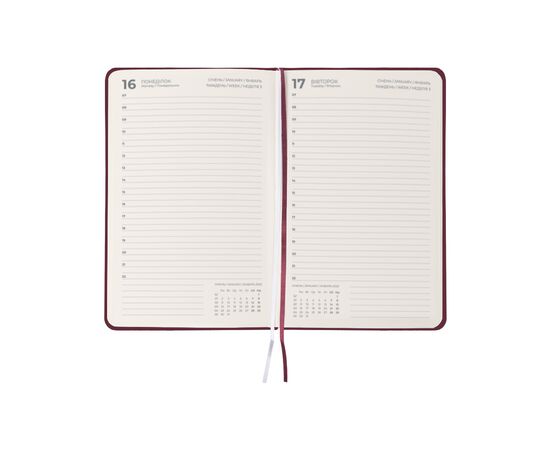 Еженедельник Axent 2024 Partner Strong 145 x 210 мм, винный (8819-24-46-A), изображение 3 Еженедельник Axent 2024 Partner Strong 145 x 210 мм, винный (8819-24-46-A), изображение 3
