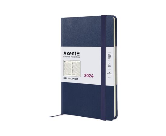 Тижневик Axent 2024 Partner Strong 145 x 210 мм, синій (8819-24-02-A), зображення 2 Тижневик Axent 2024 Partner Strong 145 x 210 мм, синій (8819-24-02-A), зображення 2