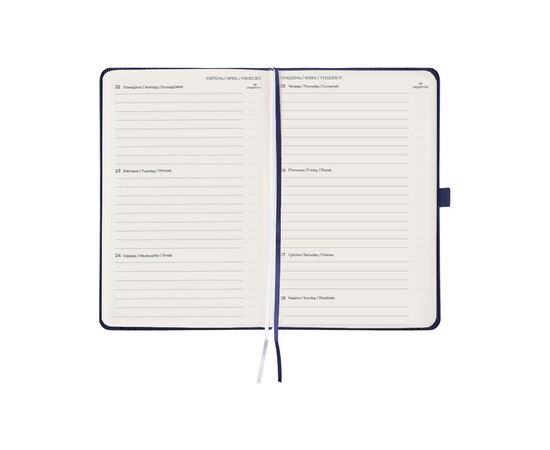 Еженедельник Axent 2024 Partner Lines 125 x 195 мм, темно синий (8515-24-02-A), изображение 3 Еженедельник Axent 2024 Partner Lines 125 x 195 мм, темно синий (8515-24-02-A), изображение 3