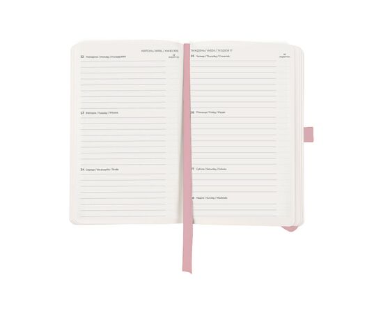Еженедельник Axent 2024 Partner Soft Skin 125 x 195 мм, пудровый (8509-24-24-A), изображение 3 Еженедельник Axent 2024 Partner Soft Skin 125 x 195 мм, пудровый (8509-24-24-A), изображение 3