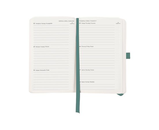 Еженедельник Axent 2024 Partner Soft Skin 125 x 195 мм, серо-лазурный (8509-24-48-A), изображение 3 Еженедельник Axent 2024 Partner Soft Skin 125 x 195 мм, серо-лазурный (8509-24-48-A), изображение 3