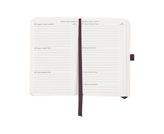 Еженедельник Axent 2024 Partner Soft Skin 125 x 195 мм, черный (8509-24-01-A), изображение 3 Еженедельник Axent 2024 Partner Soft Skin 125 x 195 мм, черный (8509-24-01-A), изображение 3