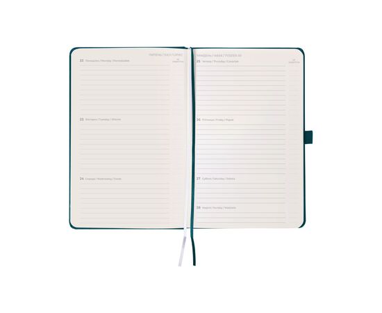 Еженедельник Axent 2024 Partner Strong 125 x 195 мм, малахитовый (8505-24-31-A), изображение 3 Еженедельник Axent 2024 Partner Strong 125 x 195 мм, малахитовый (8505-24-31-A), изображение 3