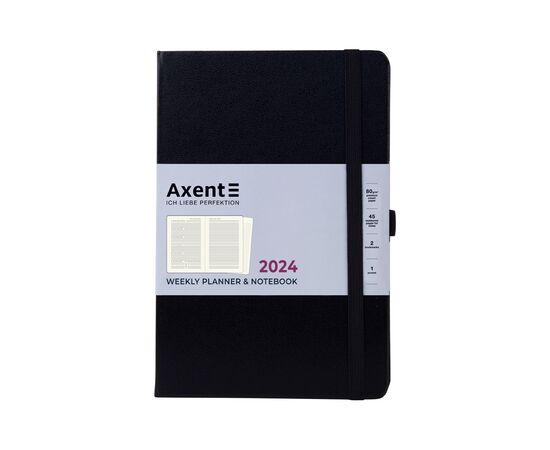 Еженедельник Axent 2024 Prime Strong 125 x 195 мм, черный (8507-24-01-A)