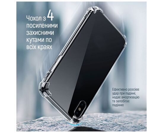 Чехол для мобильного телефона ColorWay TPU AntiShock Motorola G54 Clear (CW-CTASMG54), изображение 2 Чехол для мобильного телефона ColorWay TPU AntiShock Motorola G54 Clear (CW-CTASMG54), изображение 2
