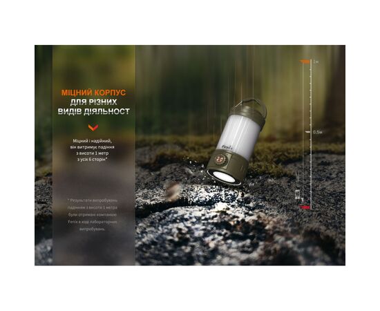 Фонарь Fenix кемпінговий CL26R Pro Темно-зелений (CL26RPROGR), изображение 9 Фонарь Fenix кемпінговий CL26R Pro Темно-зелений (CL26RPROGR), изображение 9