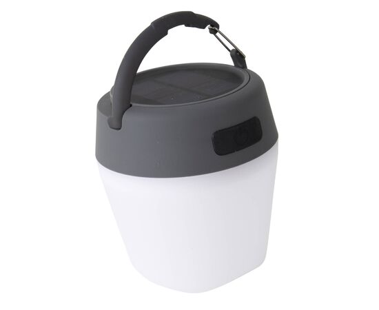 Ліхтар Bo-Camp Wega Powerbank Solar 180 Lumen White/Grey/Black (5818735), зображення 2 Ліхтар Bo-Camp Wega Powerbank Solar 180 Lumen White/Grey/Black (5818735), зображення 2