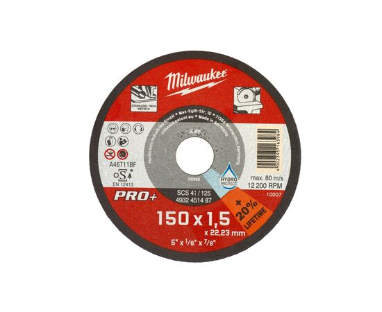 Круг відрізний Milwaukee SCS 41/150х1.5 PRO+ (4932471386)
