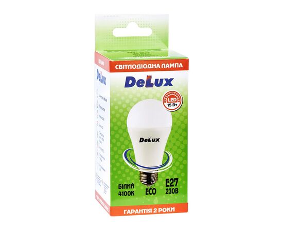 Лампочка Delux BL 60 15 Вт 4100K (90011752), изображение 3 Лампочка Delux BL 60 15 Вт 4100K (90011752), изображение 3