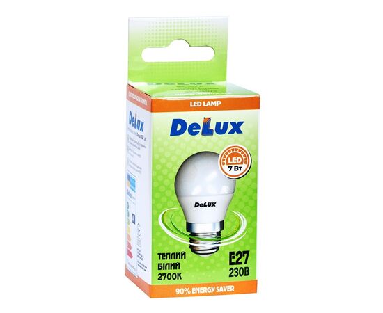 Лампочка Delux BL50P 7Вт 2700K 220В E27 (90011757), изображение 2 Лампочка Delux BL50P 7Вт 2700K 220В E27 (90011757), изображение 2