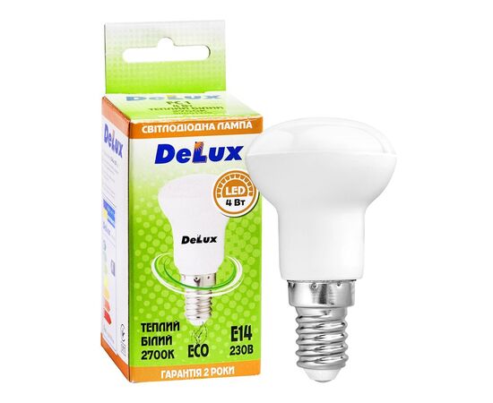 Лампочка Delux FC1 4Вт R39 2700K 220В E14 (90001319), изображение 3 Лампочка Delux FC1 4Вт R39 2700K 220В E14 (90001319), изображение 3