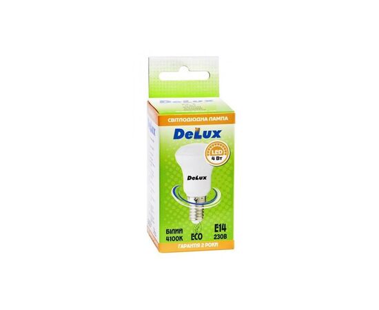 Лампочка Delux FC1 4Вт R39 4100K 220В E14 (90001318), изображение 2 Лампочка Delux FC1 4Вт R39 4100K 220В E14 (90001318), изображение 2