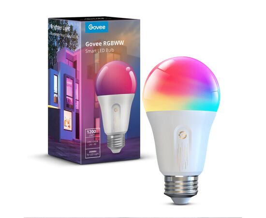 Умная лампочка Govee Smart WifiBLE Light Bulb Білий (H60093C1), изображение 2 Умная лампочка Govee Smart WifiBLE Light Bulb Білий (H60093C1), изображение 2