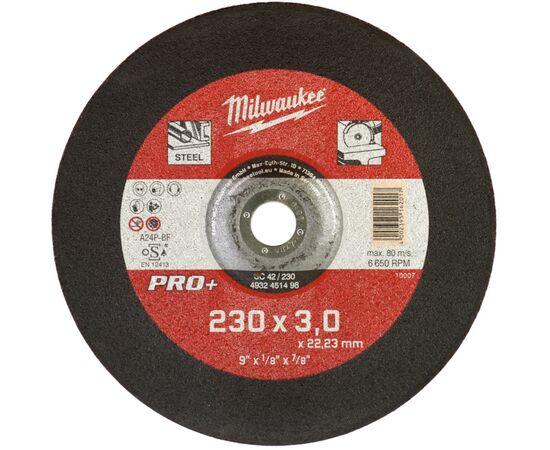 Круг отрезной Milwaukee по металлу SCS 42/230х3 PRO+ (4932451498)