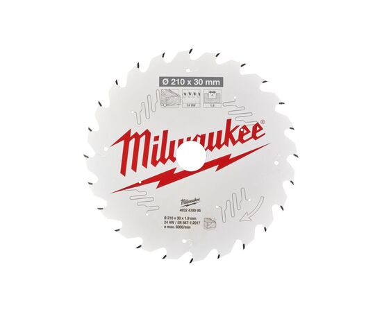 Диск пильний Milwaukee пиляльний PFTE, 210х30х1,9 мм, 24 зуб. (4932478095)