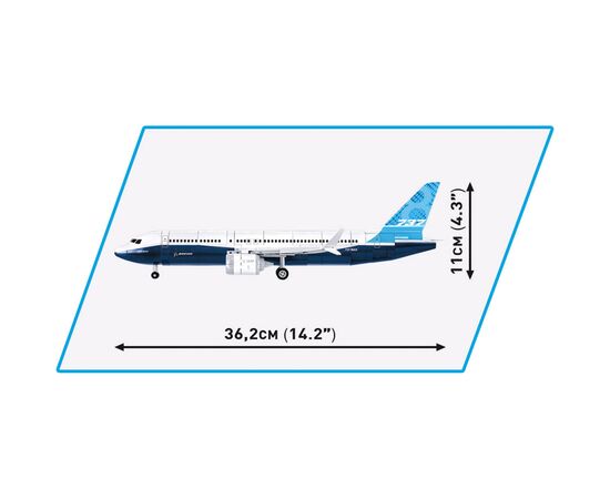 Конструктор Cobi Боинг 737-8, 1:110 340 деталей (COBI-26608), изображение 7