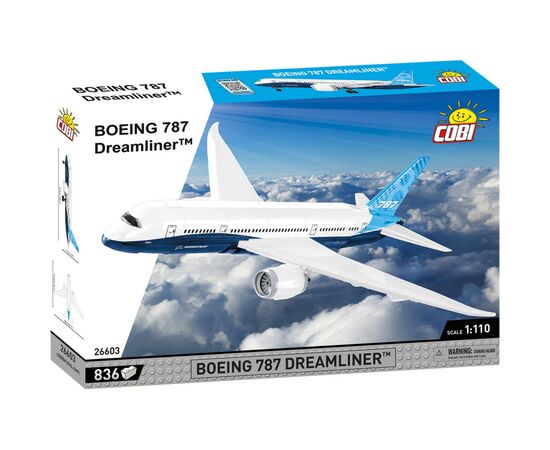 Конструктор Cobi Боинг 787 Дримлайнер 1:110, 836 детали (COBI-26603)