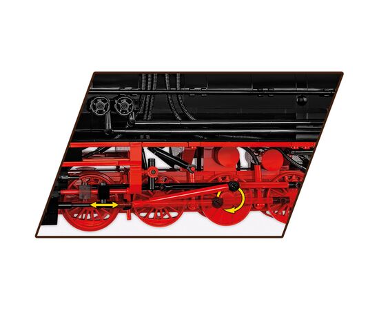 Конструктор Cobi Локомотив DRB Class 52 Эксклюзивный набор 1:35, 2623 деталей (COBI-6280), изображение 7 Конструктор Cobi Локомотив DRB Class 52 Эксклюзивный набор 1:35, 2623 деталей (COBI-6280), изображение 7