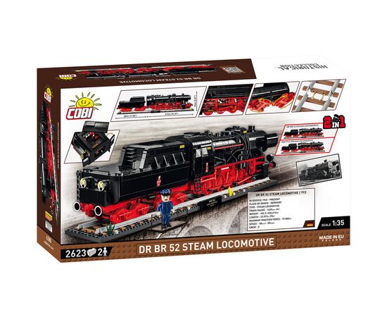Конструктор Cobi Локомотив DRB Class 52 Эксклюзивный набор 1:35, 2623 деталей (COBI-6280)