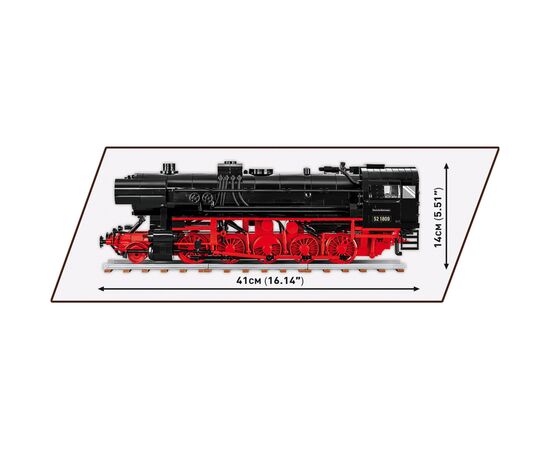 Конструктор Cobi Локомотив DRB Class 52 1:35, 1723 детали (COBI-6283), изображение 8 Конструктор Cobi Локомотив DRB Class 52 1:35, 1723 детали (COBI-6283), изображение 8