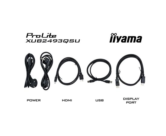 Монітор iiyama XUB2493QSU-B5, зображення 9 Монітор iiyama XUB2493QSU-B5, зображення 9