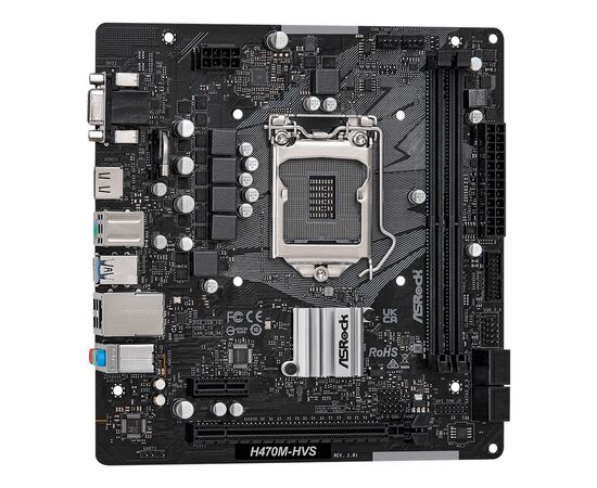 Материнская плата ASRock H470M-HVS R2.0, изображение 4 Материнская плата ASRock H470M-HVS R2.0, изображение 4